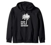 La Vie est Vraiment Belle, Tous Les Jours C'est Le Samedi, l'été, la Plage Sweat à Capuche