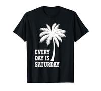 La Vie est Vraiment Belle, Tous Les Jours C'est Le Samedi, l'été, la Plage T-Shirt