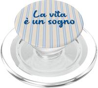 La Vie Italienne est Un rêve ; La Vita è Un sogno PopSockets PopGrip pour MagSafe