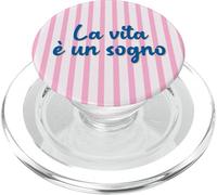 La Vie Italienne est Un rêve ; La Vita è Un sogno PopSockets PopGrip pour MagSafe