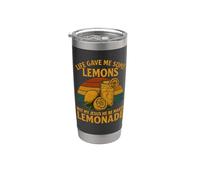 La vie m'a donné des citrons, mais mon Jésus a fait de la limonade Gobelet isotherme en acier inoxydable double paroi
