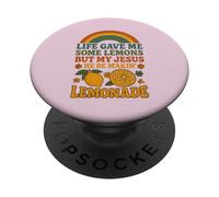 La Vie m'a donné des Citrons, mais Mon Jésus a Fait de la Limonade PopSockets PopGrip Adhésif
