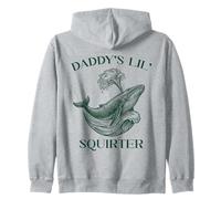 La Vie Marine Vintage de la Petite Baleine à Papa Sweat à Capuche