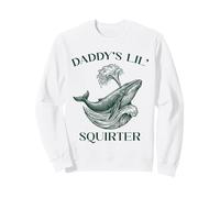 La Vie Marine Vintage de la Petite Baleine à Papa Sweatshirt