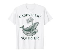 La Vie Marine Vintage de la Petite Baleine à Papa T-Shirt