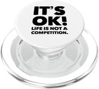 La Vie n'est Pas Une compétition - Phrase de Capture PopSockets PopGrip pour MagSafe