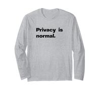 La Vie privée est Normale. Manche Longue