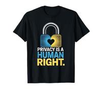 La Vie privée est Une Protection des données du Cadenas pour Droits Humains T-Shirt