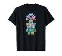 La vie sans bonsaï n'est pas une vie du tout Bohemian Rainbow T-Shirt