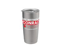 La vie sans Conrad Boring ne recommanderait pas Funny Review Gobelet isotherme en acier inoxydable double paroi