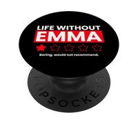 La Vie sans Emma Boring ne recommanderait Pas Funny Review PopSockets PopGrip Adhésif