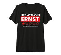 La Vie sans Ernst Boring ne recommanderait Pas Funny Review T-Shirt Haut de Gamme