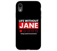 La Vie sans Jane Boring ne recommanderait Pas Funny Review Coque pour iPhone XR