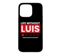 La Vie sans Luis Boring ne recommanderait Pas Funny Review Coque pour iPhone 15 Pro Max