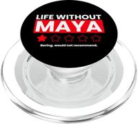 La Vie sans Maya Boring ne recommanderait Pas Funny Review PopSockets PopGrip pour MagSafe