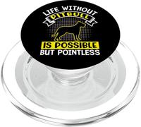 La vie sans Pitbull est possible mais inutile PopSockets PopGrip pour MagSafe
