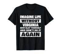 La Vie sans Virginie Nom drôle de Virginie T-Shirt Graphique avec Valeur