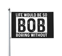 La vie serait si ennuyeuse sans drapeau Bob pour chambre d'adolescent, décoration murale double face vintage pour salle de classe 0,9 x 1,5 m, la vie serait si ennuyeuse sans tapisserie Bob pour dorto