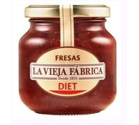 La Vieja Fábrica Confiture de Fraise Diet, Sans Sucres Ajoutés, Allégée en Sucre, 280g