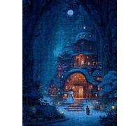 La Villa Du Bonhomme De Neige Puzzle 3000 Pieces, Puzzle Adulte 3000, Impossible Classique Jigsaw, Familial Puzzles Jeu de, Jigsaws en Bois, pour Jeu Éducatif Défi, Décoration Murale Cadeau FNKL5-1076