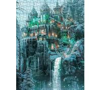 La Villa Ice Block Puzzle 3000 Pieces, Puzzle Adulte 3000, Impossible Classique Jigsaw, Familial Puzzles Jeu de, Jigsaws en Bois, pour Jeu Éducatif Défi, Décoration Murale Cadeau FNKL5-80