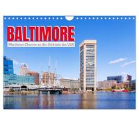 La ville de Baltimore. Le charme maritime de la côte est des États-Unis, Version française (Calendrier mural 2026 DIN A4 portrait), Calendrier CALVENDO mensuel