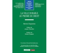 La ville durable au prisme du droit - Marion Chapouton - Lgdj - broché - Etude
