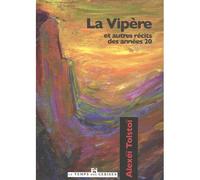 La vipère et autres récits des années 20 - Alexeï Tolstoï - Le Temps Des Cerises - broché - Nouvelles