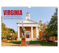 La Virginie. La beauté américaine entre côte et montagne, Version française (Calendrier mural 2026 DIN A3 portrait), Calendrier CALVENDO mensuel