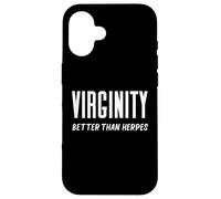 La virginité est Meilleure Que l'herpès Virgins Rock Funny Abstinence Coque pour iPhone 16