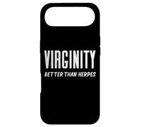 La virginité est Meilleure Que l'herpès Virgins Rock Funny Abstinence Coque pour iPhone Air
