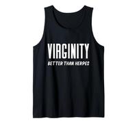 La virginité est Meilleure Que l'herpès Virgins Rock Funny Abstinence Débardeur