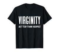 La virginité est Meilleure Que l'herpès Virgins Rock Funny Abstinence T-Shirt