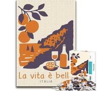 La Vita è Bella, Italia - Life is Beautiful p Puzzle, 1000 pièces | Profitez de cette activité puzzle du w nd les dimanches au calme, pour un moment calme.