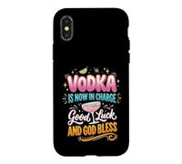 La Vodka est Maintenant en Charge de la Chance et de la bénédiction de Dieu Coque pour iPhone X/XS