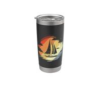 La voile au temps jadis Gobelet isotherme en acier inoxydable double paroi