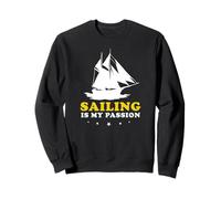 La Voile C’est Ma Passion Humour Marin Rétro Sweatshirt