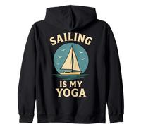 La voile est mon yoga Captain Boat Nautical Sweat à Capuche