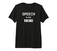 La Voix n'est Pas Violence T-Shirt Haut de Gamme