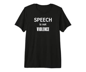 La Voix n'est Pas Violence T-Shirt Haut de Gamme