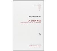 La voix nue: Phénoménologie de la promesse