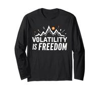 La volatilité est la liberté - Bitcoin Trading BTC Bitcoin Saying Manche Longue