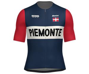 LA VUELTA Maillot à manches courtes Gran Salida Piemonte rouge