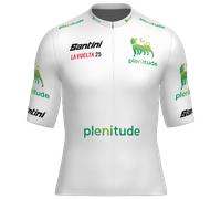 Maillot blanc La Vuelta 2025 - Leader Classement Jeunes manches courtes - Coupe Classique - S