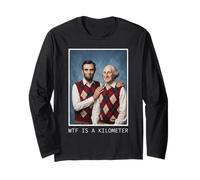 La WTF est Un kilomètre Abraham Lincoln George Washington Manche Longue