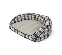 La-Z-Boy Petmate Harper - Grand canapé pour chien - Lit Oxford à carreaux de 109 x 89 cm pour chiens pesant jusqu'à 56,7 kg avec housse durable amovible lavable