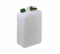 La zappa Bidon alimentaire en plastique polyéthylène non toxique Ecoplast blanc (Lt. 20 pred.robinet (non inclus))