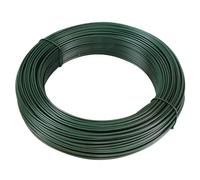 La zappa Écheveau de fil de fer plastifié vert pour ligatures vignobles et clôture métallique (n°12 - Ø 2,2 mm 9 mt)