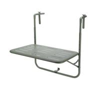 La zappa Support de table pour garde-corps 60 x 70 cm pratique et gain de place (vert)