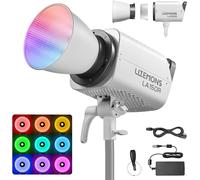 La150R Rgb Lumière Led Photo Vidéo Light 330W 102000Lux@1M Lumière Photo Studio Luminous Continuous Light,1800K-10000K Bowens Mount Rgb Led Permanent Pour La Vidéographie